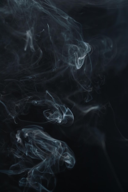 Abstract Smoke on black background