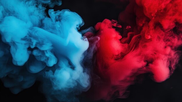 Photo abstract smoke colors