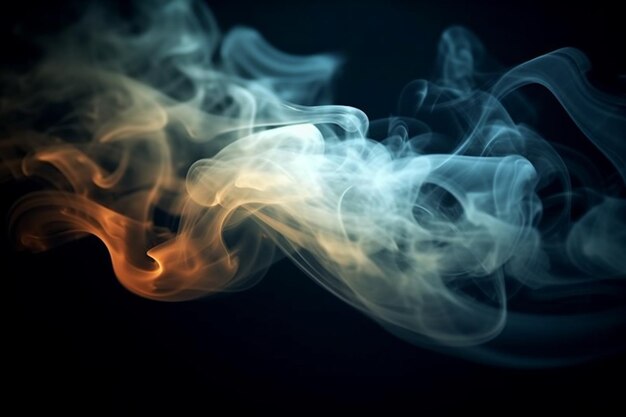 Abstract Smoke Swirls background