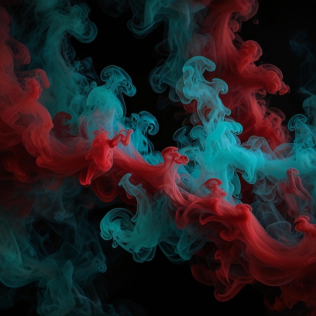 Photo abstract smoke wallpaper background for desktop smoke maroon teal background dark light bad fog mist