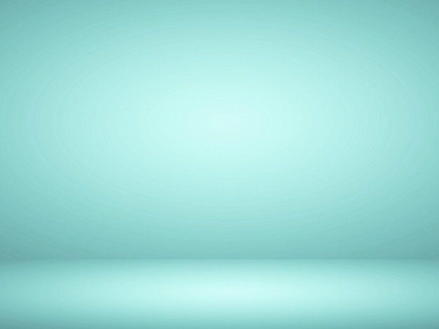 Abstract smooth blue studio room background used for product display, banner, template