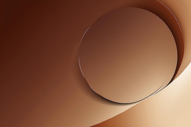 Abstract Smooth Brown wall background layout designweb templateBusiness report with smooth circle gradient color