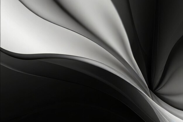 Abstract and smooth motion dark lines on white backgro