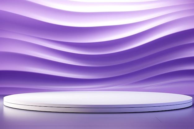 Abstract smooth purple backdrop room interior background