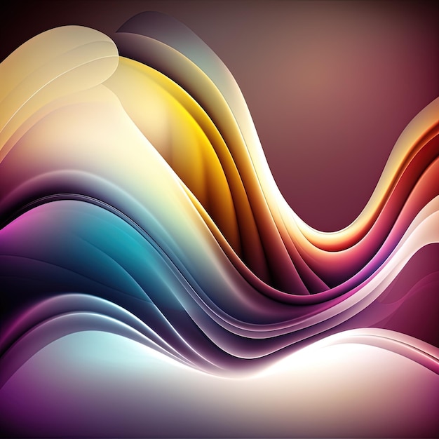 Abstract smooth wave background