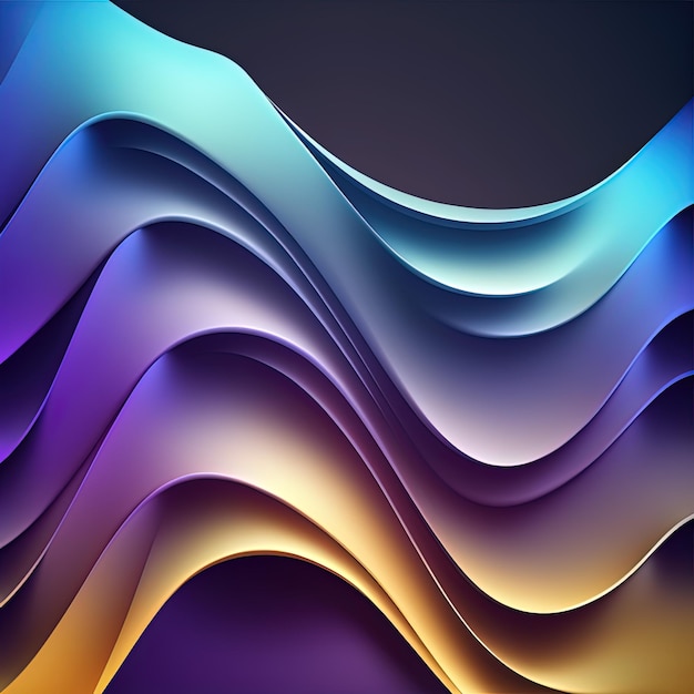 Abstract smooth wave background