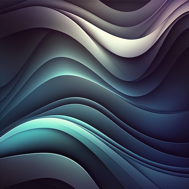 Abstract smooth wave background