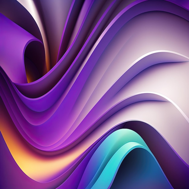 Abstract smooth wave background