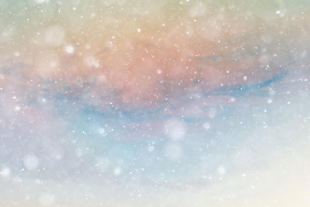 abstract snow background sky snowflakes gradient