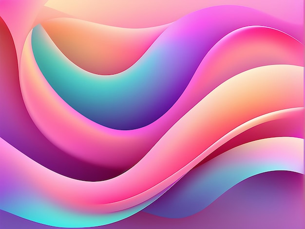 Abstract soft colorful gradient background