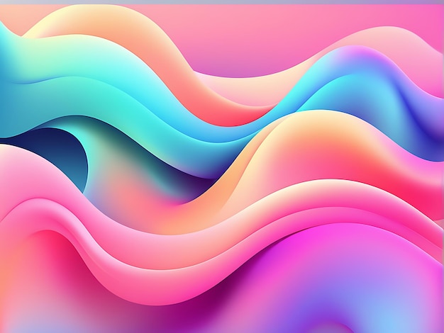 Abstract soft colorful gradient background