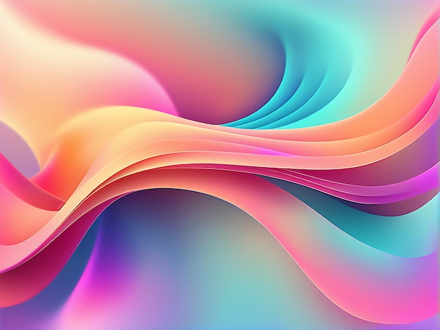 Abstract soft colorful gradient background