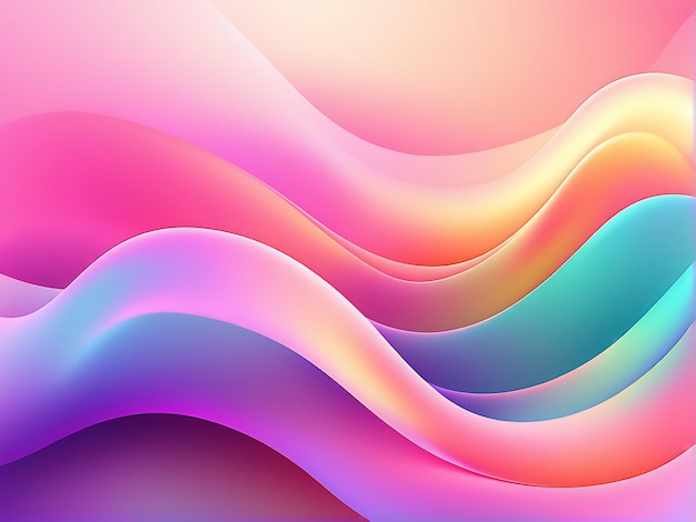 Abstract soft colorful gradient background