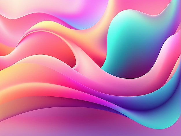 Abstract soft colorful gradient background