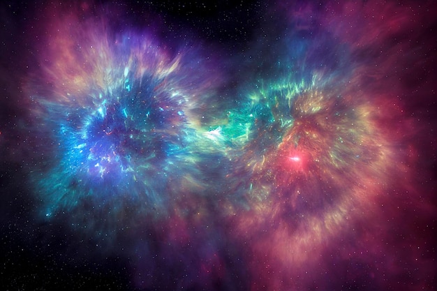 Abstract space background cosmos stars and nebuba