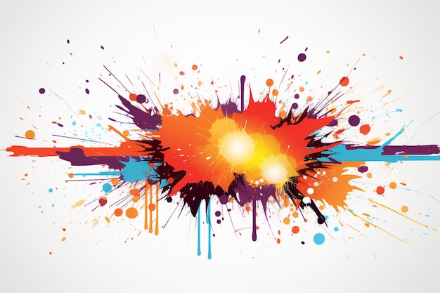 abstract splash background and copy space