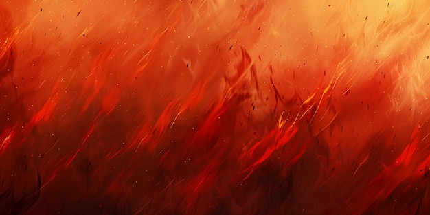 Photo abstract splash red fire painting background