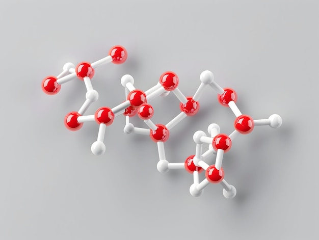 Photo abstract structure background of molecule or atom molecular structure structural chemical formula