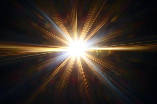 Abstract of sun with flare natural background with lights and sunshine wallpaper