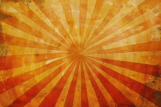 Abstract Sunburst Pattern