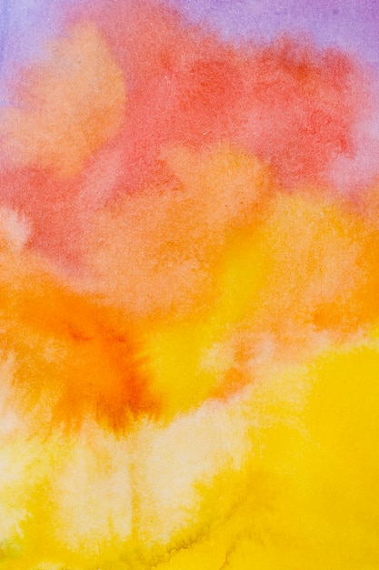 Abstract sunrise paint brushes watercolour background