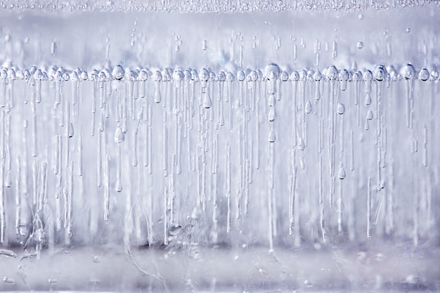 Abstract surface of ice structure, super macro