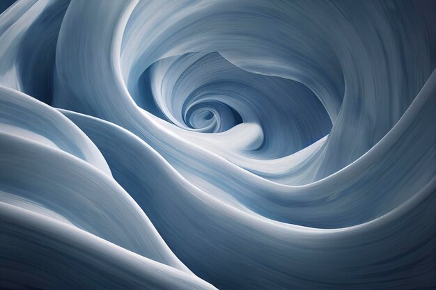 abstract swirl of acrylic paint