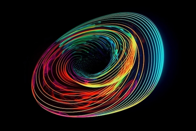 Abstract swirl background Generative AI