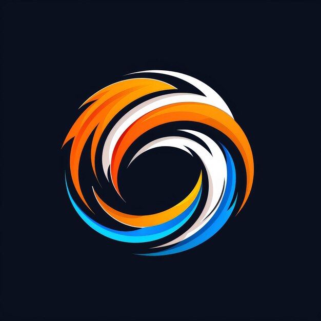 Abstract Swirl Logo Design