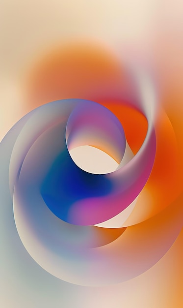 Abstract Swirling Colors