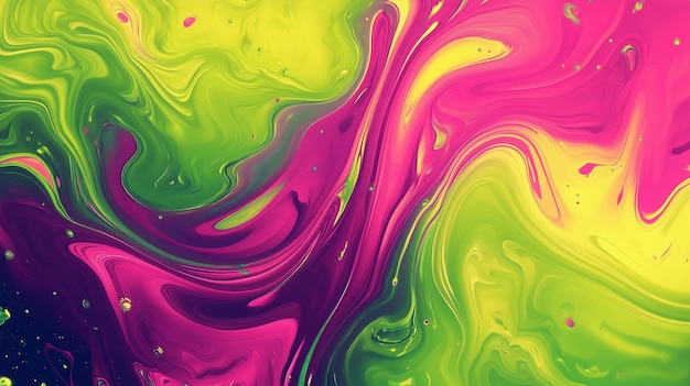 Abstract Swirling Colors