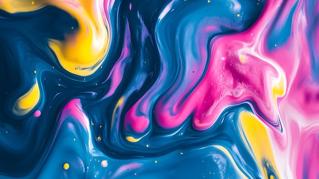 Abstract Swirls of Color