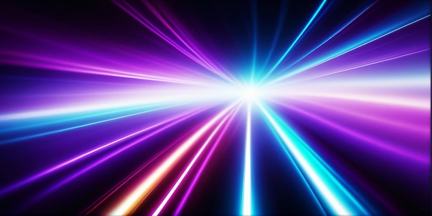 Abstract Technological Light Lines HD Background