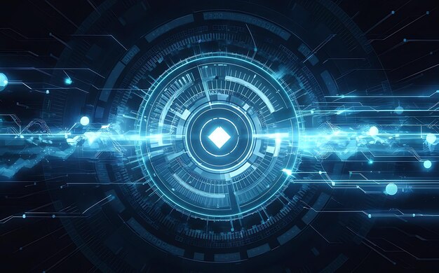 Abstract Technology Background Highlighting Rapid Data Transfer and Digital Connectivity