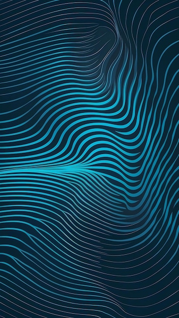 Photo abstract technology blue background wave lines background banner poster or template elegant and mod