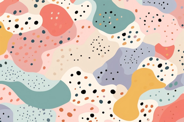 Abstract Terrazzo Background Boho Terrazzo Wallpaper Terrazzo Pattern Colorful Abstract Terrazzo Background Memphis Background AI Generative