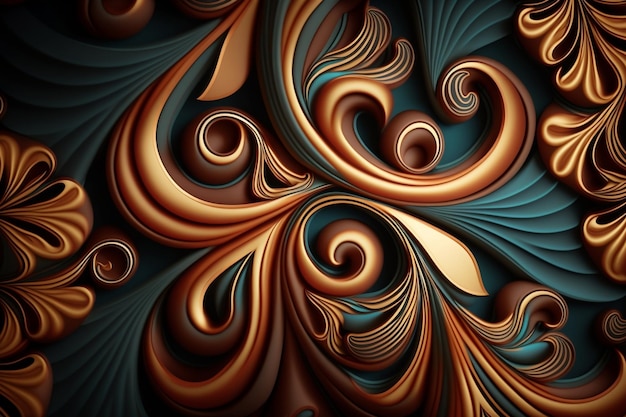 Abstract Textile Cloth Wallpaper Background Illustration Generative AI