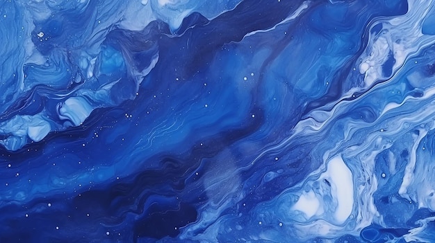 abstract texture blue marble, ink background