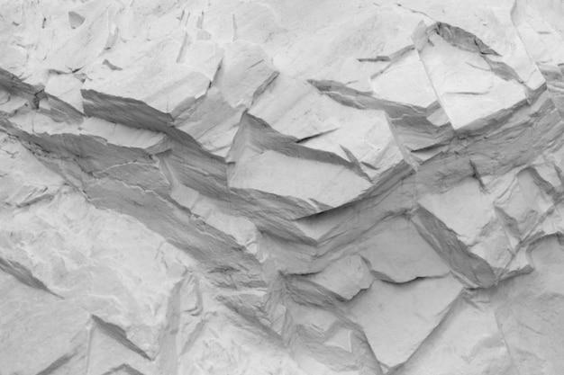 Abstract texture of the stone painted in white