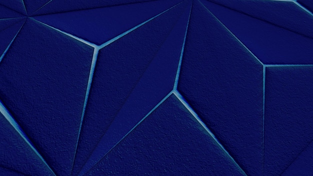 Abstract texture triangle blue for interior wallpaper background or cover