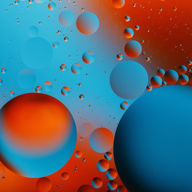 Abstract texture with multicolored circles