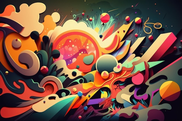 Abstract toon background for your design