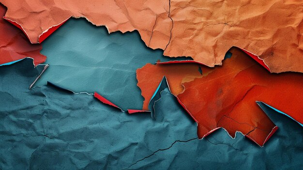 Abstract Torn Paper Background Irregular Shapes Texture