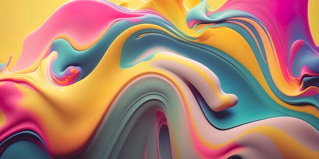 Abstract twirling pastell colors as background wallpaper