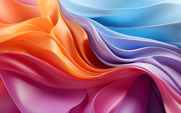 Abstract twisted shape background