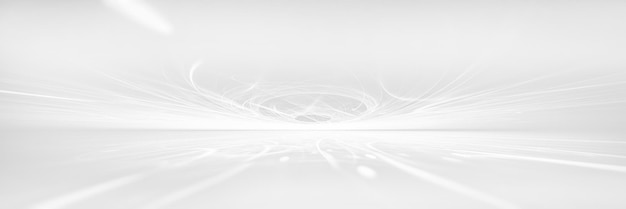 Abstract Ultra Wide White Background