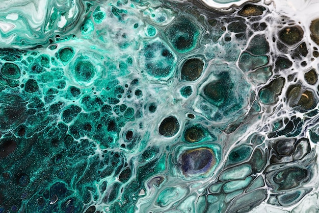 Abstract versicoloured background Luxury fluid art Waves splashes and blots of acrylic alcohol ink paints under water Multicolored marble texture