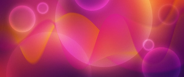 Abstract violet and orange lights bokeh background