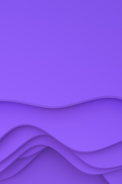 Abstract violet paper cut background