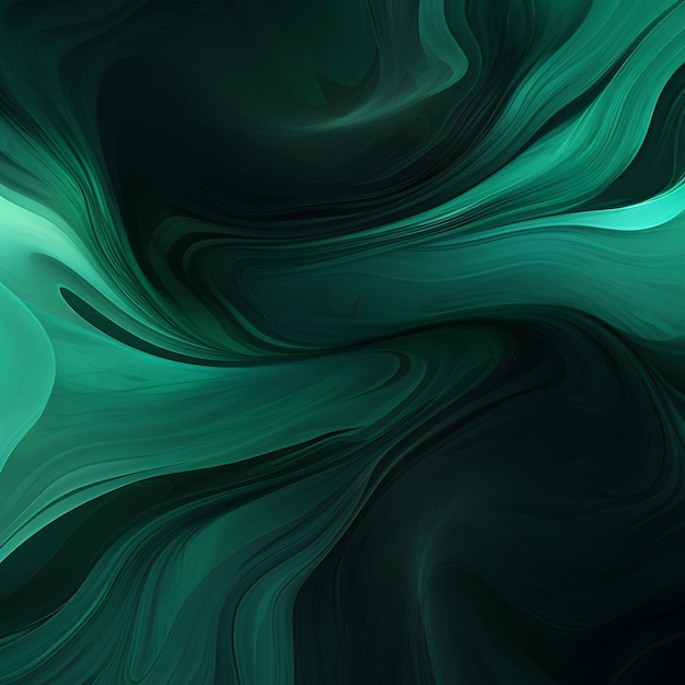 Abstract Viridian Green and Black Background for Social Media